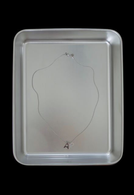 Double initial necklace